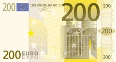 Front of 200 Euro Banknote